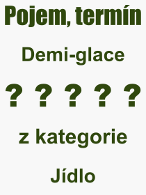 Co je to Demi-glace? Vznam slova, termn, Odborn vraz, definice slova Demi-glace. Co znamen slovo Demi-glace z kategorie Jdlo?