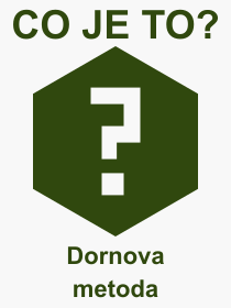 Co je to Dornova metoda? Vznam slova, termn, Odborn vraz, definice slova Dornova metoda. Co znamen pojem Dornova metoda z kategorie Lkastv?