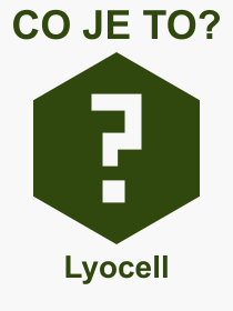Co je to Lyocell? Vznam slova, termn, Odborn vraz, definice slova Lyocell. Co znamen pojem Lyocell z kategorie Materily?