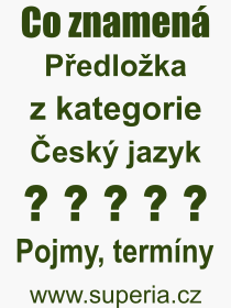Co je to Pedloka? Vznam slova, termn, Definice vrazu Pedloka. Co znamen odborn pojem Pedloka z kategorie esk jazyk?