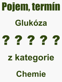 Co je to Glukza? Vznam slova, termn, Definice odbornho termnu, slova Glukza. Co znamen pojem Glukza z kategorie Chemie?