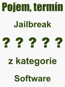 Pojem, výraz, heslo, co je to Jailbreak? 
