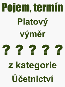 Co je to Platov vmr? Vznam slova, termn, Odborn vraz, definice slova Platov vmr. Co znamen slovo Platov vmr z kategorie etnictv?