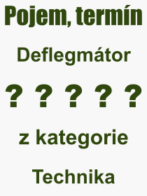 Co je to Deflegmátor? Význam slova, termín, Výraz, termín, definice slova Deflegmátor. Co znamená odborný pojem Deflegmátor z kategorie Technika?