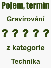Pojem, vraz, heslo, co je to Gravrovn? 