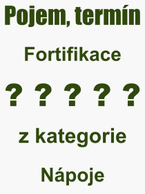 Co je to Fortifikace? Význam slova, termín, Definice výrazu Fortifikace. Co znamená odborný pojem Fortifikace z kategorie Stavebnictví?