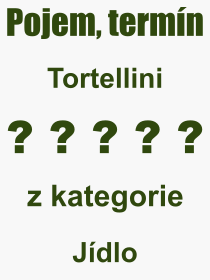 Pojem, vraz, heslo, co je to Tortellini? 