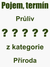 Co je to Prliv? Vznam slova, termn, Odborn vraz, definice slova Prliv. Co znamen slovo Prliv z kategorie Proda?