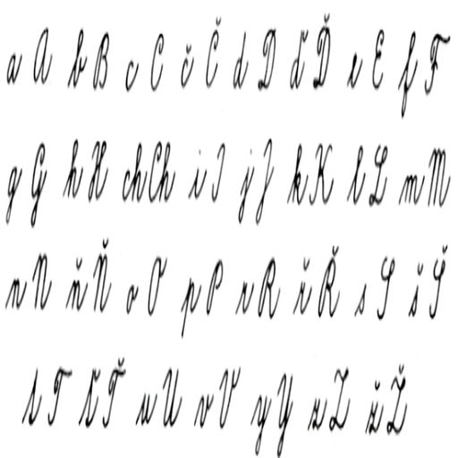 Kategorie esk jazyk, esk abeceda, slovo pbuzn, ilustran obrzek