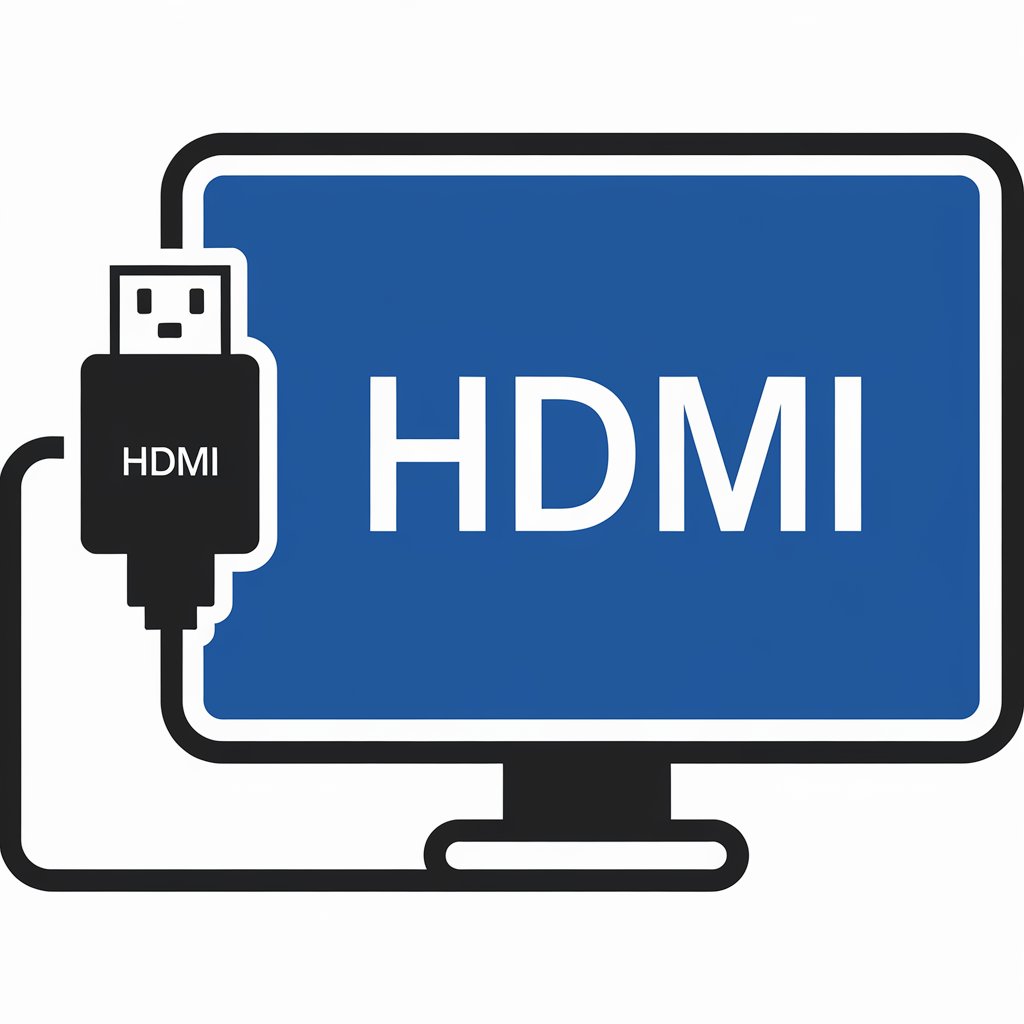 Kategorie hardware, HDMI kabel a monitor, diktafon, ilustrační obrázek Kategorie hardware, HDMI kabel a monitor, diktafon, ilustrační obrázek