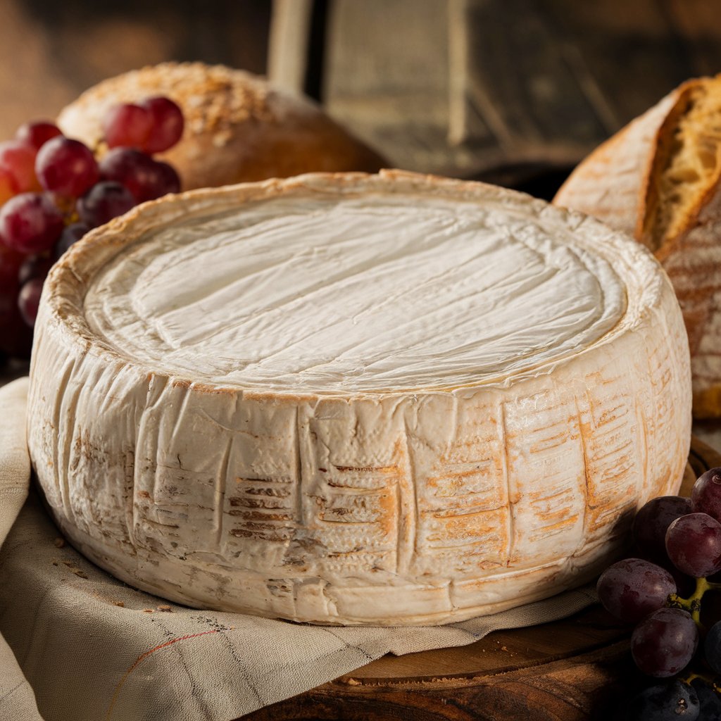 Kategorie jdlo, Camembert s hrozny a chlebem, catering, ilustran obrzek