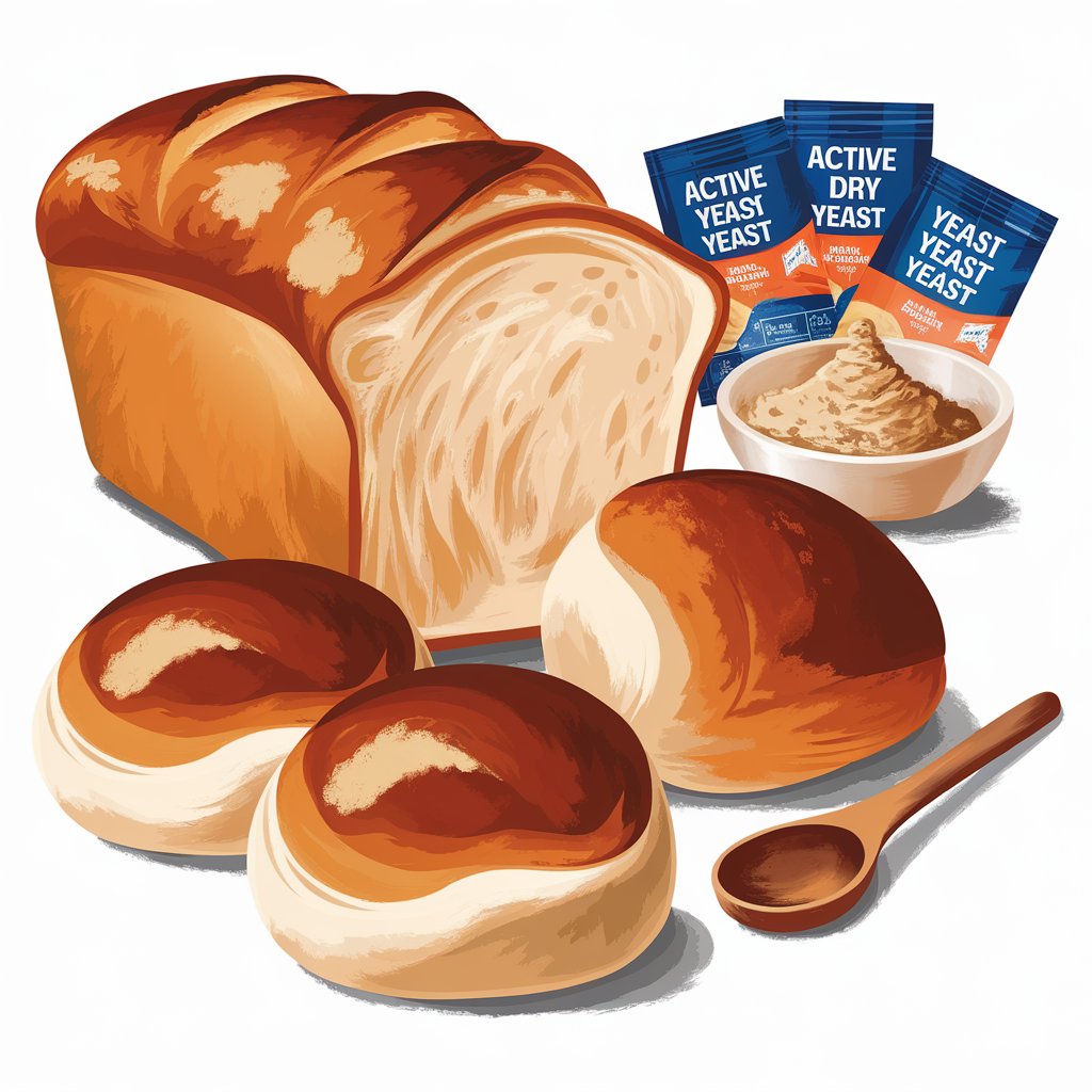 Kategorie j�dlo, Ilustrace pe�iva a dro�d� na b�l�m pozad�, kopra, ilustra�n� obr�zek