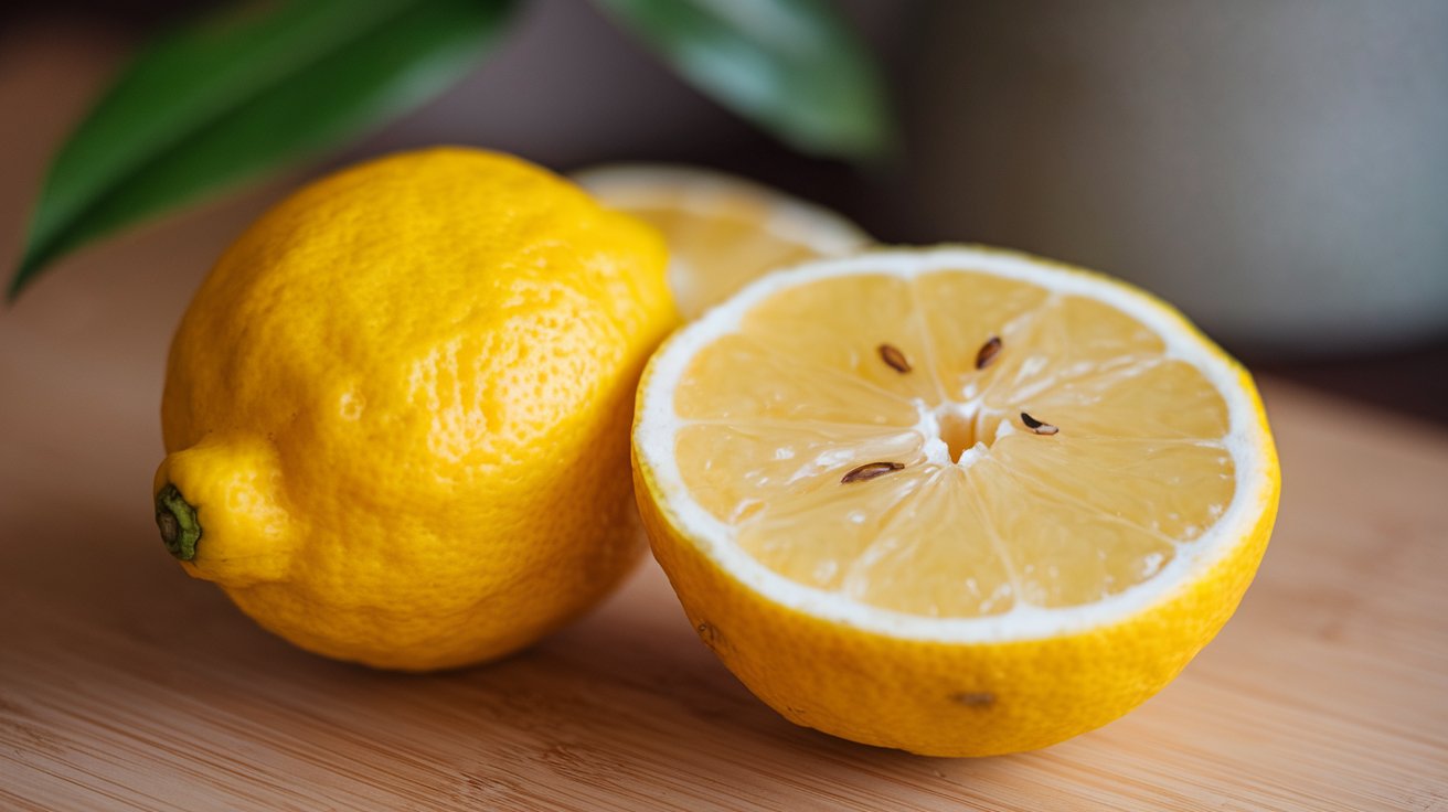 Kategorie jdlo, Rozkrojen citron, mungo fazole, ilustran obrzek