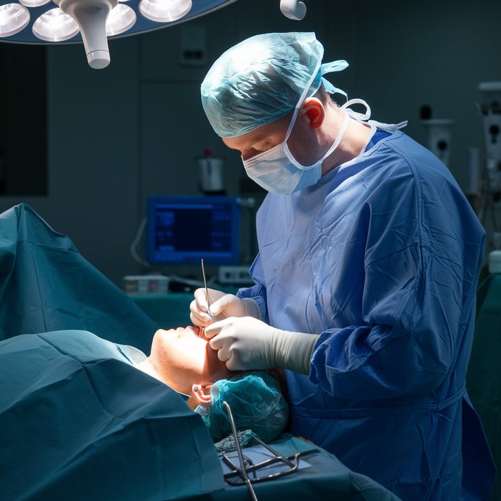 Kategorie lékařství, Lékař operuje pacienta na stole, kostní dřeň, ilustrační obrázek Kategorie lékařství, Lékař operuje pacienta na stole, kostní dřeň, ilustrační obrázek