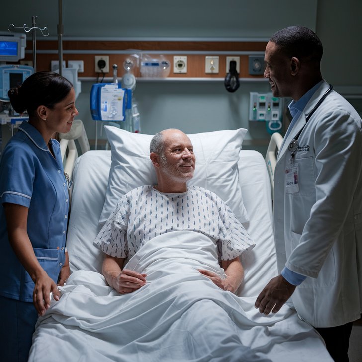 Kategorie lkastv, Pacient  sestra vlevo, doktor vpravo, endokrinologie, ilustran obrzek