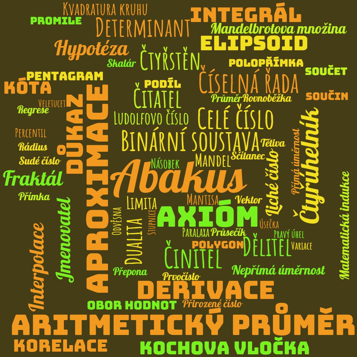 Kategorie matematika, veletucet, ilustran obrzek