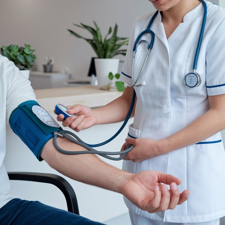 Kategorie nemoce, Sestra m tlak v ordinaci, osteochondrza, ilustran obrzek