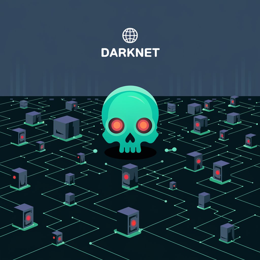 Kategorie prvo, Darknet  temn web, per rollam, ilustran obrzek