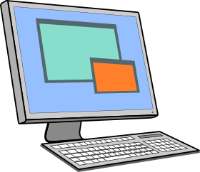 Pojem Laptop je v kategorii počítače, ilustrační obrázek