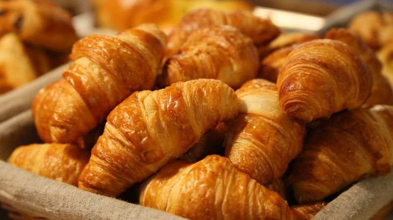 Křupavé nadýchané croissanty. Autor: Pexels, zdroj: Pixabay