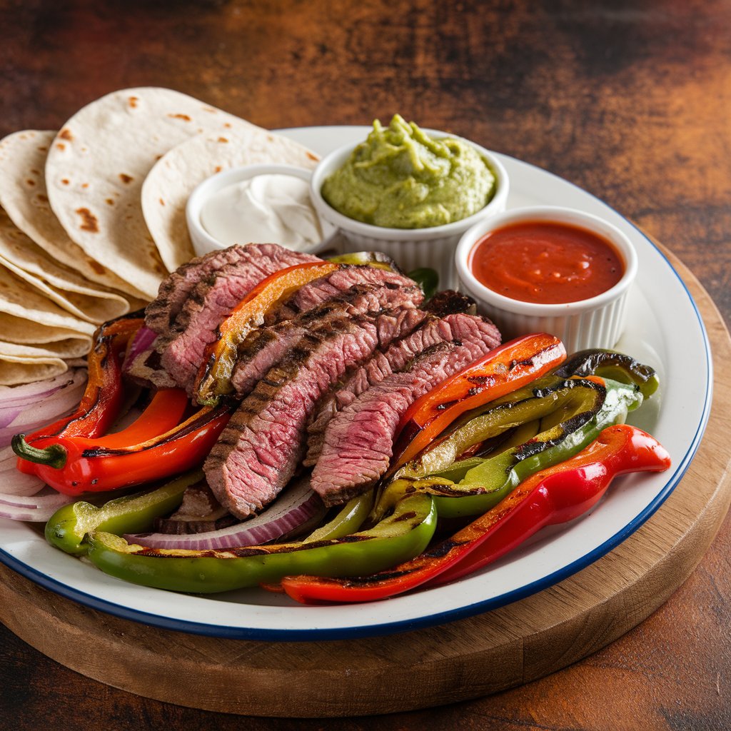 Fajitas je oblben mexick jdlo. Zdroj: Ideogram.AI
