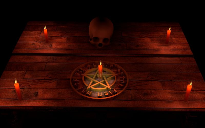 Tajemný rituál při praktikování okultismu. Autor: kalhh, zdroj: Pixabay