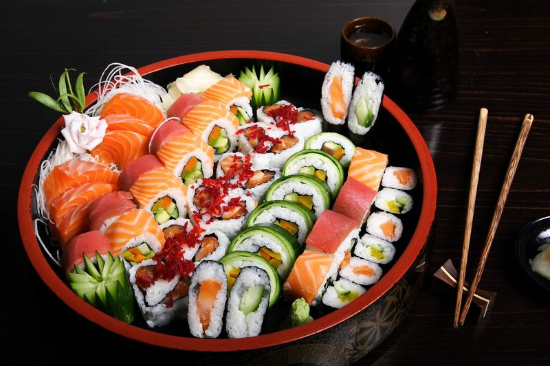 Tradiční japonské sushi. Autor: Bruno Marques Bru, zdroj: Pixabay