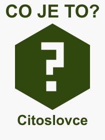 Co je to Citoslovce? Vznam slova, termn, Odborn vraz, definice slova Citoslovce. Co znamen pojem Citoslovce z kategorie esk jazyk?