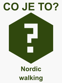 Pojem, výraz, heslo, co je to Nordic walking? 