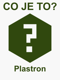 Co je to Plastron? Vznam slova, termn, Vraz, termn, definice slova Plastron. Co znamen odborn pojem Plastron z kategorie Rzn?