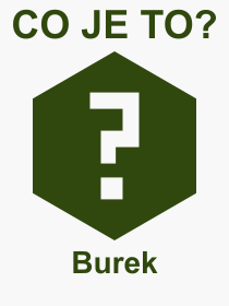Co je to Burek? Význam slova, termín, Definice výrazu Burek. Co znamená odborný pojem Burek z kategorie Jídlo?