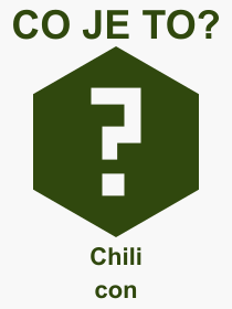 Pojem, výraz, heslo, co je to Chili con carne? 