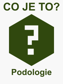 Pojem, vraz, heslo, co je to Podologie? 