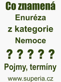 Pojem, v�raz, heslo, co je to Enur�za? 