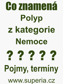 Pojem, vraz, heslo, co je to Polyp? 