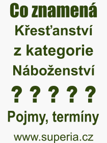 Co je to Kesanstv? Vznam slova, termn, Definice vrazu, termnu Kesanstv. Co znamen odborn pojem Kesanstv z kategorie Nboenstv?