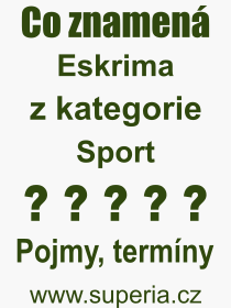 Pojem, výraz, heslo, co je to Eskrima? 