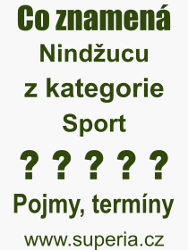 Co je to Nindžucu? Význam slova, termín, Odborný výraz, definice slova Nindžucu. Co znamená pojem Nindžucu z kategorie Sport?