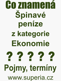 Co je to pinav penze? Vznam slova, termn, Odborn termn, vraz, slovo pinav penze. Co znamen pojem pinav penze z kategorie Ekonomie?