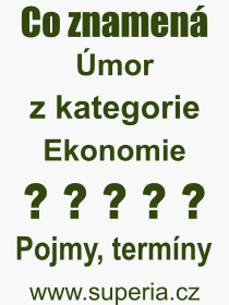 Co je to mor? Vznam slova, termn, Vraz, termn, definice slova mor. Co znamen odborn pojem mor z kategorie Ekonomie?